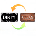 thumbnail image 1 of Clean Dirty Dishwasher Magnet, Reversible Dish Washer Sign, Double Sided Strong Kitchen Flip Indicator, 1 of 5