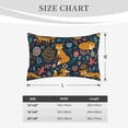 thumbnail image 6 of Binfone Colorful Fox Standard Size Pillowcase, Long Staple Pure Cotton Envelope Closure Pillow Cover,16"x24", 6 of 9