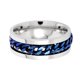thumbnail image 1 of Anillos de Cadena Giratorios Antiestrés Geniales para Hombres, Anillo Relajante Antiansiedad de Acero Inoxidable, Fidget Spinner e-62.5 mm, 1 of 6