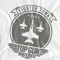 thumbnail image 2 of Top Gun Maverick Fighter Town Women's Crop Top T-Shirt, White, Large, 2 of 4