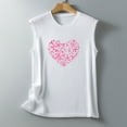 thumbnail image 4 of Leesechin Ladies Breast Cancer Shirts Butterfly Pink Ribbon Graphic Awareness Tee Tops, 4 of 5