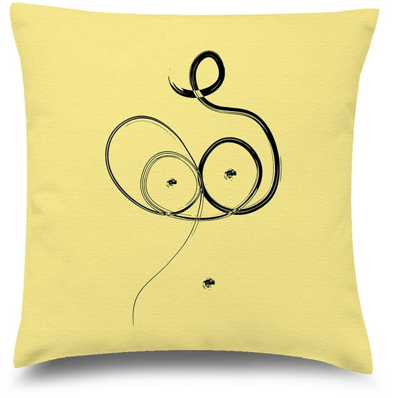 Awkward Styles Abstract Woman Decorative Pillow Covers Conceptual Artwork Throw Cushion Case Minimalist