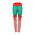 thumbnail image 1 of Polainas de cintura alta para mujer, mallas de pantalones deportivos, mallas de entrenamiento navideñas adelgazantes con estampado de rayas, mallas de , S S Fernando Pantalones de yoga, 1 of 8