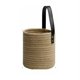 thumbnail image 1 of Cesta de almacenamiento colgante Rojo Verde yute contenedores tejidos con asas decorativas, 1 of 4