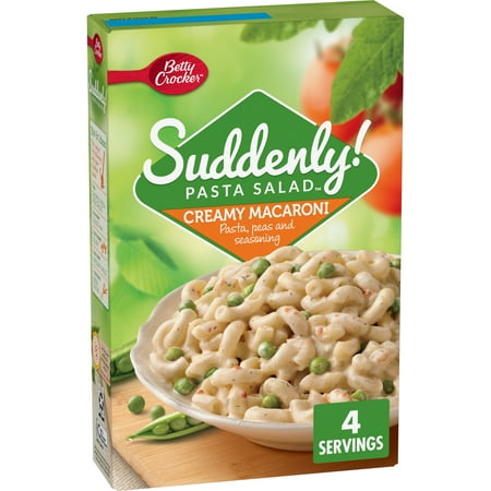 Suddenly Salad Creamy Macaroni Pasta Salad Mix with Peas & Seasoning  6.5 oz Box