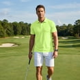 thumbnail image 6 of Men's Polo Shirts Buttons Casual Work T Shirts Quick Dry Short Sleeve Golf Shirt Outdoor Performance, XL, 6 of 8