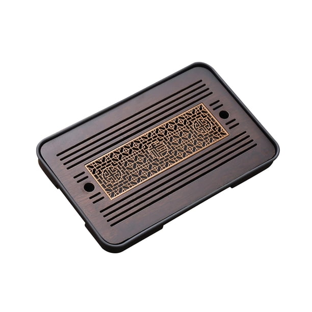 Bandeja de té Kungfu chino, accesorio para servir té, bandeja para salón de té y hogar. Estilo A
