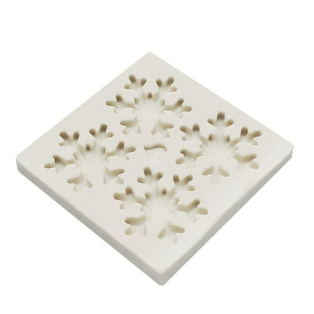 

Christmas Snow Silicone Mold For Chocolate Cake Pudding Soap Round Shape
