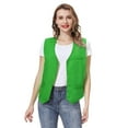 thumbnail image 5 of TOPTIE Unisex Button Vest Work Wear Uniform Vest-Green-S, 5 of 9