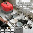 thumbnail image 4 of High pressure steam cleaner, high-temperature carpet cleaner, handheld household steam cleaner, steam cleaner, easy to carry, suitable for kitchen fumes, sofas, small air conditioners, 4 of 8