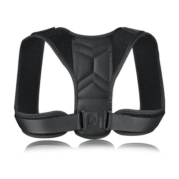 ACDANC Back Support Brace,Adjustable Support Posture Corrector Design,Comfortable Shoulder Pain Relief,Breathable Unisex Posture Corrector,Black,S