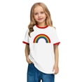 thumbnail image 2 of Lounge T Shirt for Kids Girl Boy Fall Summer Short Sleeve Spandex Graphic Tops T shirt Child 2026 Clothing 5 Years, 2 of 8