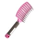 thumbnail image 3 of Soidarity 1 cepillo para el cabello, peine para masaje del cuero cabelludo, cepillo para el cabello con cerdas de nailon para mujeres, cepillo para Cuidado del cabello Rosado nylon Soidarity CE000762-11, 3 of 6