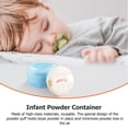 thumbnail image 2 of 2Pcs Baby Powder Boxes Baby Powder Puff Boxes Creative Storage Containers, 2 of 9