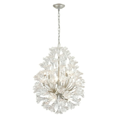 

Elk Home Celene 22 Wide 12-Light Chandelier - Aged Silver
