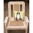 thumbnail image 2 of Carolines Treasures BB6036PW1818 Easter Eggs Bernese Mountain Dog Fabric Decorative Pillow, 2 of 2