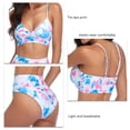 thumbnail image 4 of Split Bikini, Polyester Elastic Bikini Bathing Suit  For Beach, 4 of 5