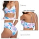 thumbnail image 5 of Bikini de cintura alta, bikini dividido con efecto tie dye, traje de baño de bikini dividido, resultados impresionantes, 5 of 5