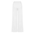 thumbnail image 4 of cfhntfmh Dress Pants for Women Elegant High Waist Formal Pants Business Casual Loose Suit Bootcut Long Pants, 4 of 7