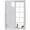 Gray, variant on Dark Gray Window Privacy Film, Linen Texture Modern Abstract Country Minimalist Frosted Glass Window Clings Static Cling UV Heat Blocking Reusable Door Sticker for Bathroom 17.7 x 39.3 Inch