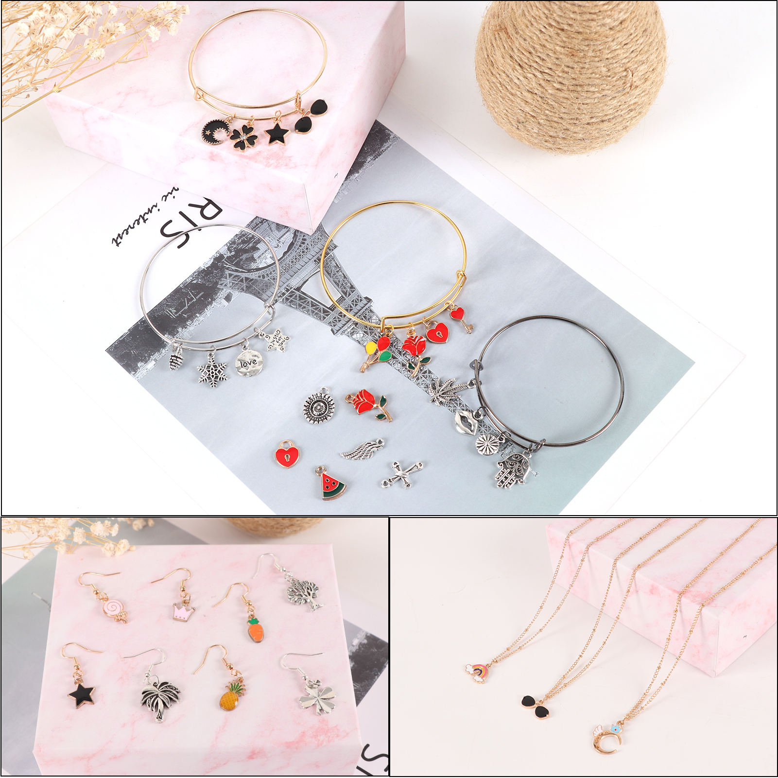 CandWuom Jewelry Making Kit with Plier and Gift Box photo 2
