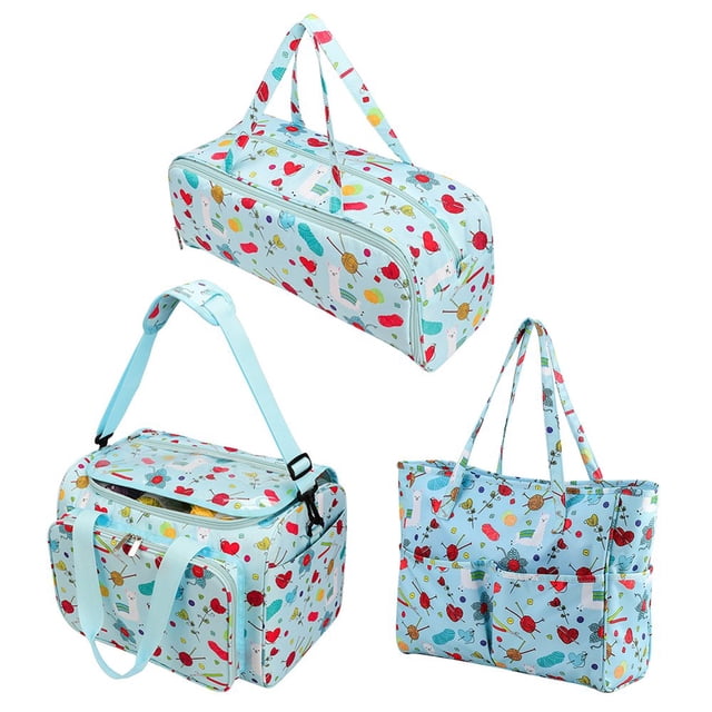 Embroidery Storage Bag Crochet Hooks Organizer Thread Yarn Holder (E027)