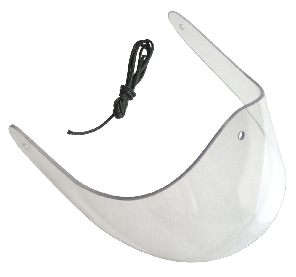 A&R Ice Hockey Lexan Quality Goalie Throat Guard Shield 30 Inch Lace Included by A & R