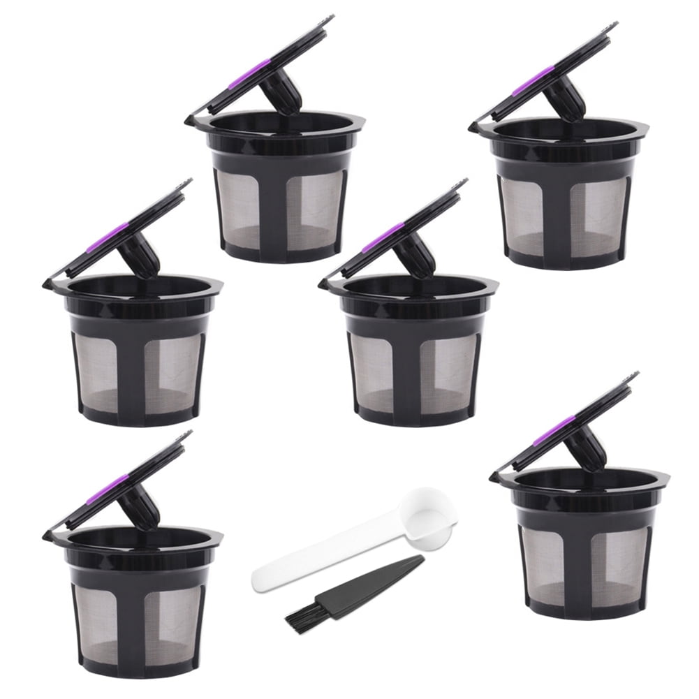 SANWOOD 6Pcs Reusable Coffee Filter for KEURIG Mini Plus K45 K70