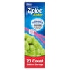Ziploc Brand Gallon Slider Food Storage Bags, School Supplies, with Power Shield Technology, 20 Count