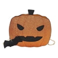 thumbnail image 3 of Halloween Purses Gothic Novelty Shoulder Bag Pumpkin Coffin Skull Bat Crossbody Bag holiday Party Gift Candy Bag, 3 of 6