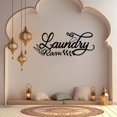 thumbnail image 6 of HELLOYOUNG 15 - Inch Modern Retro Black Iron "Laundry" Sign Metal Wall Art with Cursive Lettering Rustic Metal Sign Laundry Room Decor Creates Practical & Stylish Atmosphere, 6 of 20