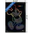 thumbnail image 3 of Disney Mickey Mouse - Rainbow Outline Wall Poster, 14.725" x 22.375" Framed, 3 of 6