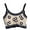 Blue, variant on Women Knit Sleeveless Sweater Vest Hollow Crochet Floral Contrast Color Camisole