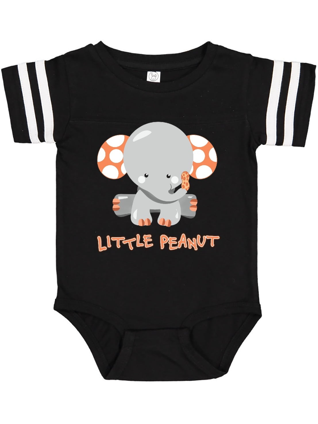 inktastic Little Peanut Cute Baby Elephant Long Sleeve Creeper