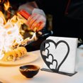 thumbnail image 5 of BESTYASH Soporte Para Servilletas De De Metal Con Corazón Para Cocina Y Restaurante, 5 of 5