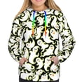 thumbnail image 4 of Hoodies for Women - halloween spooky cute Comfrt Colour Drawstring Women'S Fashion Hoodies & Sweatshirts, Fall Outfits Clothes for Women 2024 Pullover with Kangaroo Pocket, 4 of 7