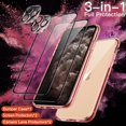 thumbnail image 4 of JETech 3 in 1 Case for iPhone 11 Pro 5.8-Inch, with 2-Pack Screen Protector and 2-Pack Camera Lens Protector, Full Coverage Tempered Glass Film, Shockproof Bumper Phone Cover (Rose Gold), 4 of 7