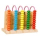 thumbnail image 1 of Juguete para contar, marco de madera para contar, ábaco de madera, ábaco educativo para bebés 5 filas, 1 of 9