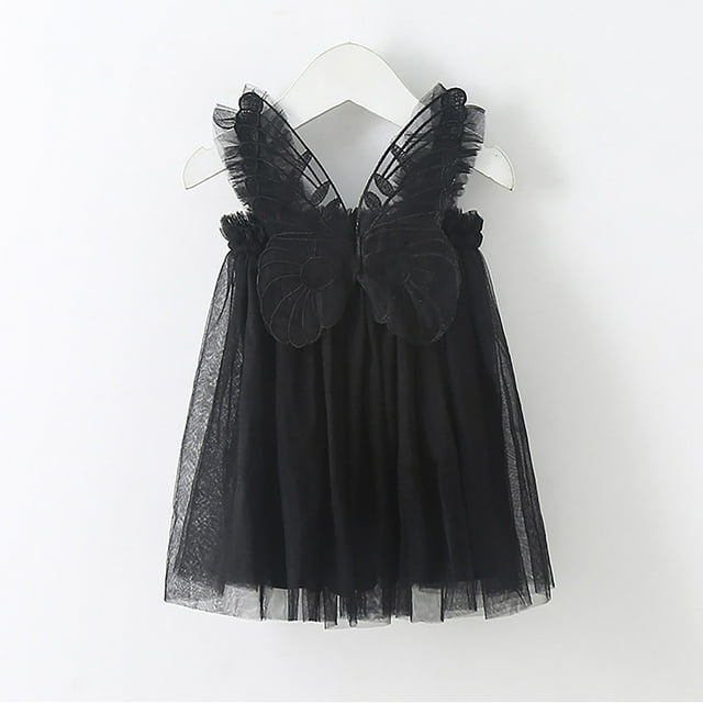 SXcggal One Robe 3D Sans Manches pour Tout-Petites Filles, Robe de Danse Fête, Vêtements Respirants, Mignonne, Décontractée, Robe pour Fille