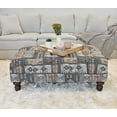 thumbnail image 2 of Roundhill Furniture Charbilia Fabric Tufted Cocktail Ottoman in Tupper Flannel, 2 of 9