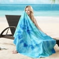thumbnail image 4 of Beartech 4 Pieces Beach Towel Set,40x70 inches Tie-Dye Beach Towels Soft Camping Travel Towels, Lightweight Quick Dry Pool Towels for Beach Shower Towels Swim Towels Absorbent for Adults, 4 of 9