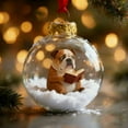 thumbnail image 2 of Christmas Ornament Tree Hole Christmas Ornaments 2D Flat Acrylic Pendants ChristmasDecor For Tree Car Decorations, 2 of 2