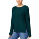thumbnail image 1 of Suéter con recortes Hippie Rose para mujer verde grande, 1 of 1