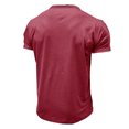 thumbnail image 5 of JoveMarine Mens T-Shirts Crew Neck Casual - Basic Tees Short Sleeve Color Gym Tops, Shirts for Men Pure Cotton Summer Top, Mens Shirts for Workout,Wine XL, 5 of 5