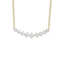 Brilliance Fine Jewelry 10KT Yellow Gold 1/5ct diamond Fashion Necklace