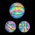 thumbnail image 5 of SPRING PARK Reflective Glowing Holographic Luminous Basket Ball for Night Game, Perfect Outdoor Decoration Gifts Toys, 5 of 7