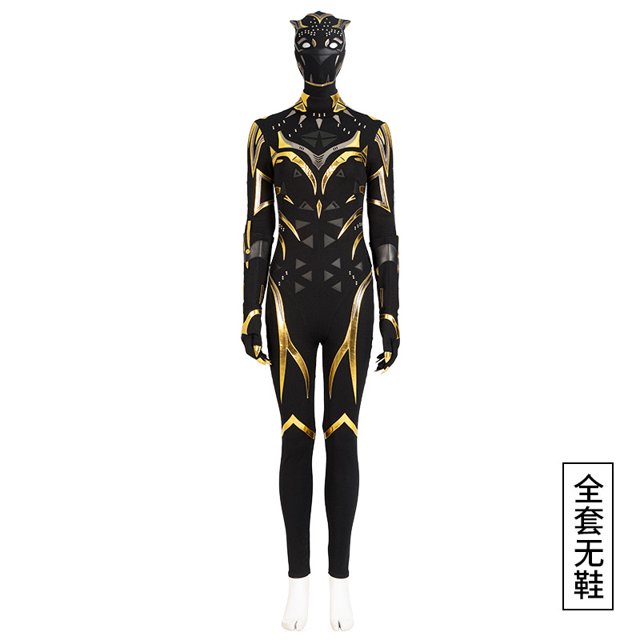 Traje de Cosplay Panther 2 Wakanda Forever, traje de superhéroe negro Shuri, mono, traje de carnaval para mujeres, hombres y niños