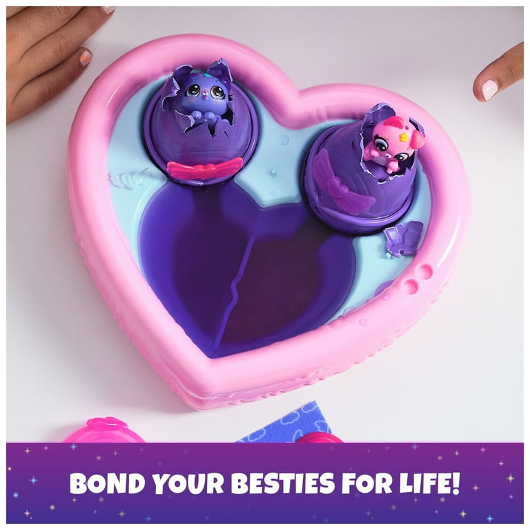 Hatchimals Alive, Neon Rainbow Bestie Pool Party with 2 Figures