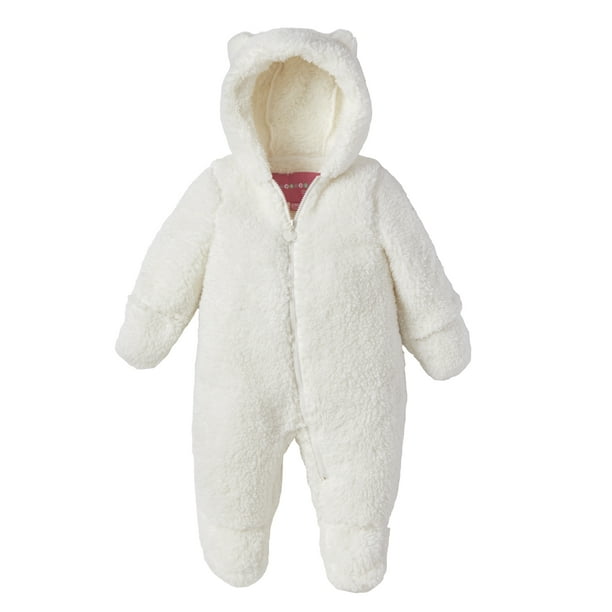 Wippette Baby Sherpa Hooded Pram, Sizes 3M9M