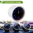thumbnail image 2 of Unique Bargains 2" 52mm Tachometer Gauge Colorful Pointer RPM Tachometer tach Gauge 0-9000RPM w/ Sensor and Bracket Universal Tachometer Car DC 12V, 2 of 7
